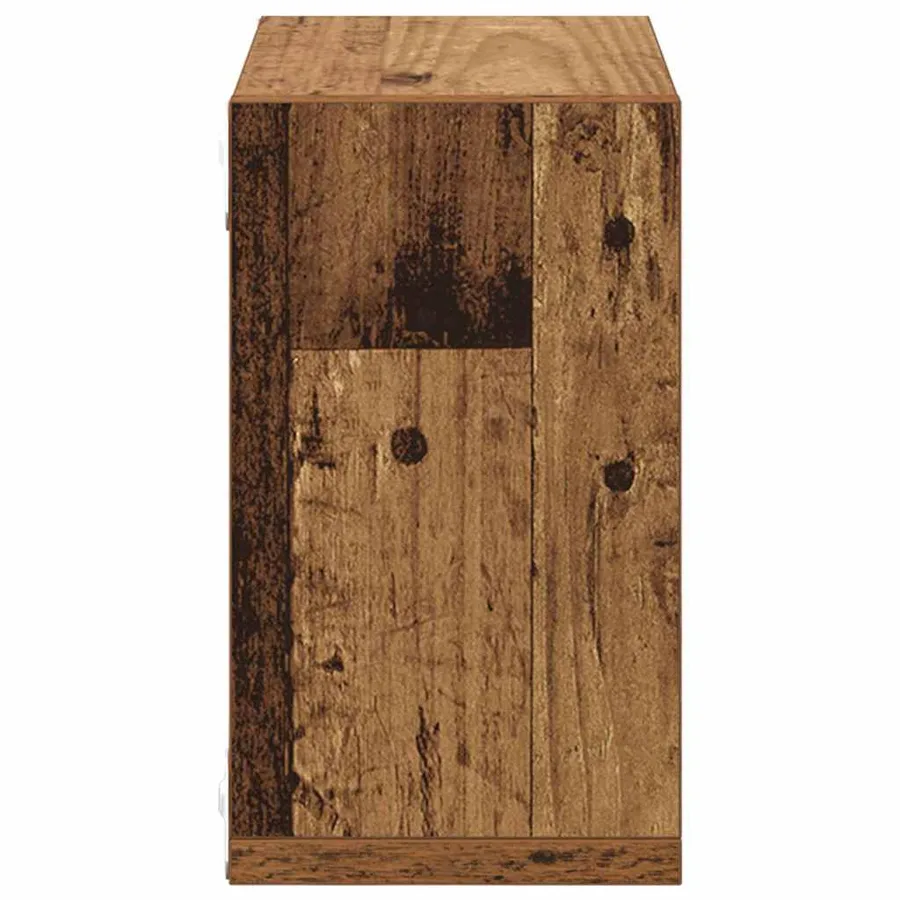 Étagères Murales 4 pcs Bois ancien Bois d'ingénierie - 7