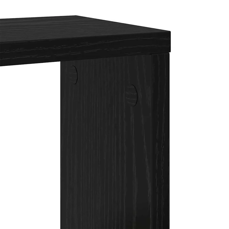 Étagères Murales 2 pcs Chêne noir Bois d'ingénierie - 10