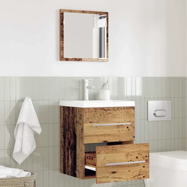 Ensemble de mobilier de salle de bain Marron 41 x 38,5 x 48 cm