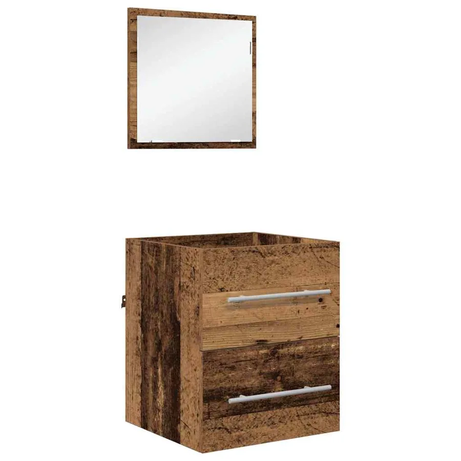 Ensemble de mobilier de salle de bain Marron 41 x 38,5 x 48 cm - 2
