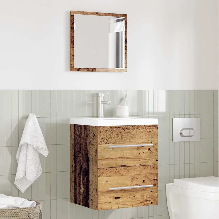 Ensemble de mobilier de salle de bain Marron 41 x 38,5 x 48 cm - 4