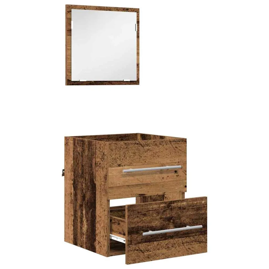 Ensemble de mobilier de salle de bain Marron 41 x 38,5 x 48 cm - 5
