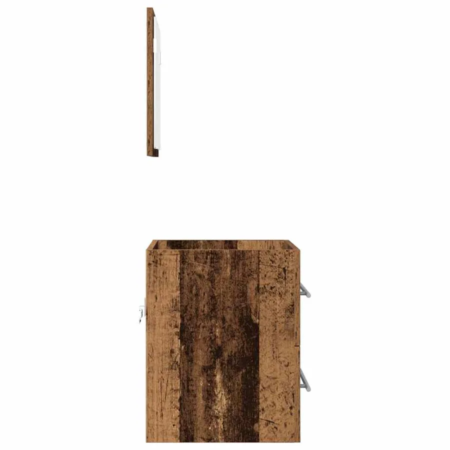 Ensemble de mobilier de salle de bain Marron 41 x 38,5 x 48 cm - 9