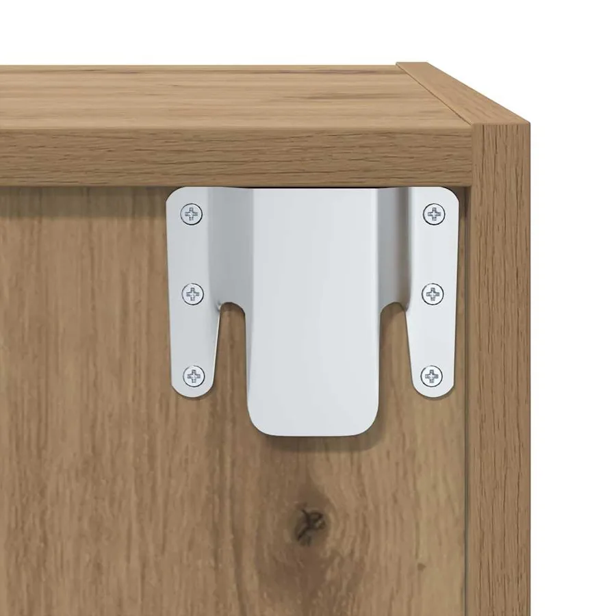 Ensemble meuble TV 2 pcs Chêne artisanal Bois d'ingénierie - 7