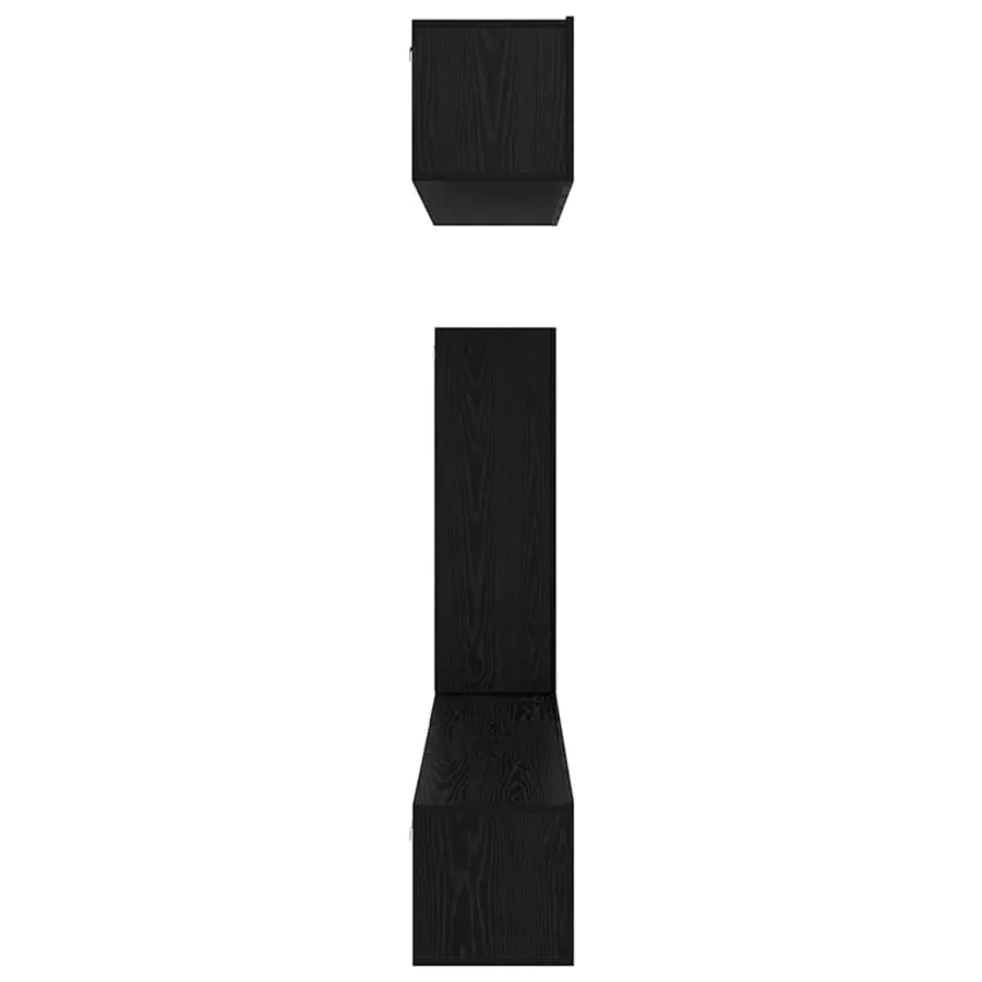 Ensemble meuble TV 6 pcs Chêne noir Bois d'ingénierie - 10