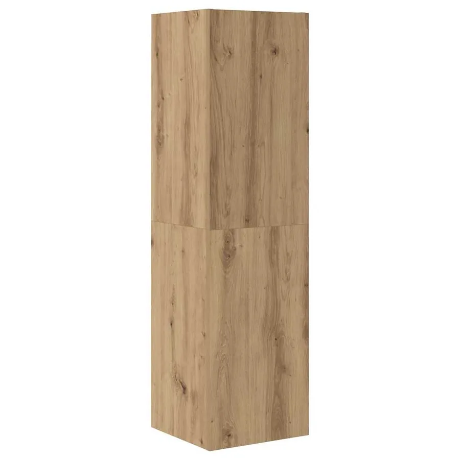 Ensemble meuble TV 4 pcs Chêne artisanal Bois d'ingénierie - 6