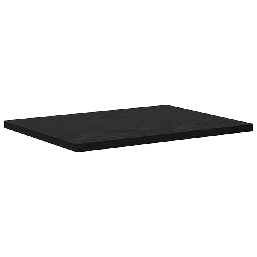 Étagère à livres 4 pcs Noir 40 x 30 x 1,5 cm Bois d'ingénierie - 5