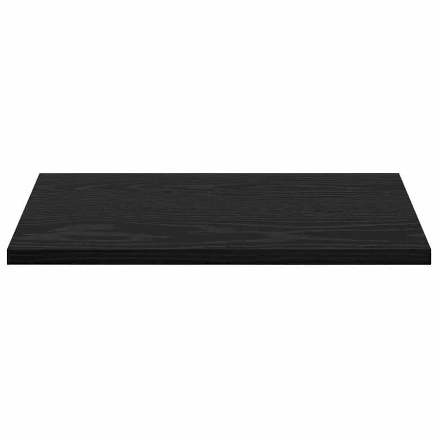 Étagère à livres 4 pcs Noir 40 x 30 x 1,5 cm Bois d'ingénierie - 6