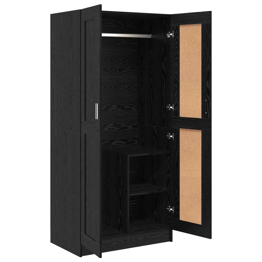 Armoire Chêne noir 82,5 x 51,5 x 180 cm Bois d'ingénierie - 5