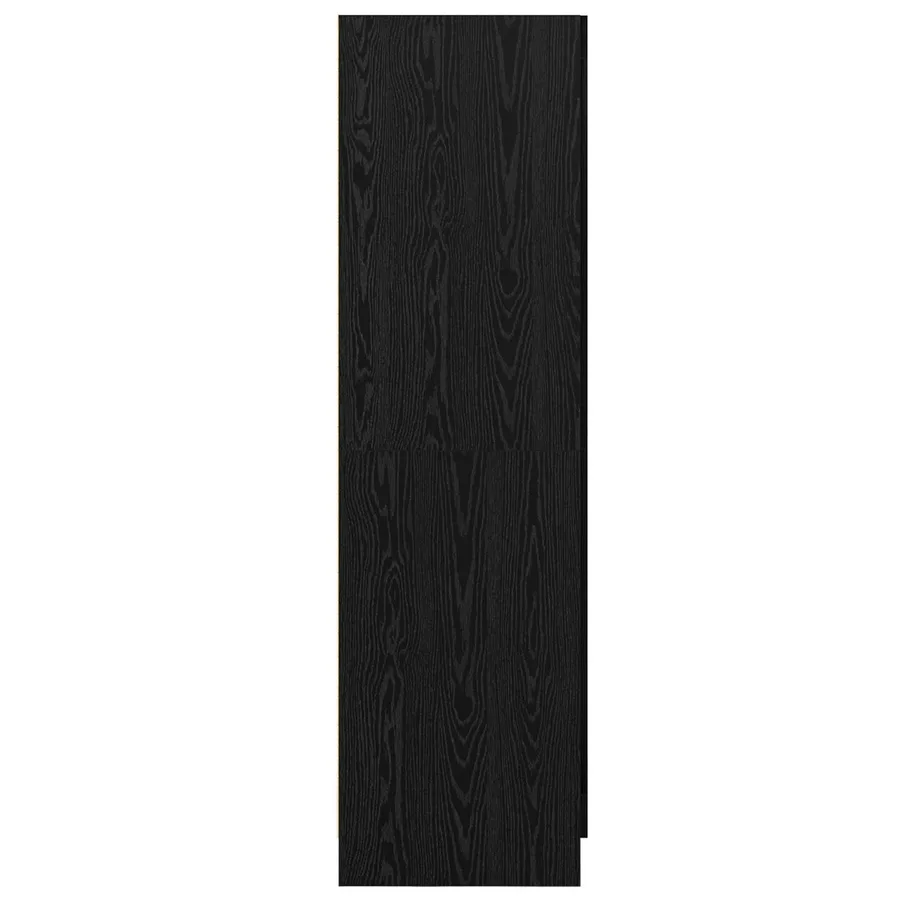 Armoire Chêne noir 82,5 x 51,5 x 180 cm Bois d'ingénierie - 7