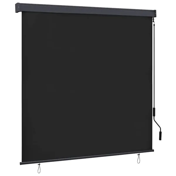 Store enrouleur Anthracite 180 x 250 cm Tissu et Aluminium