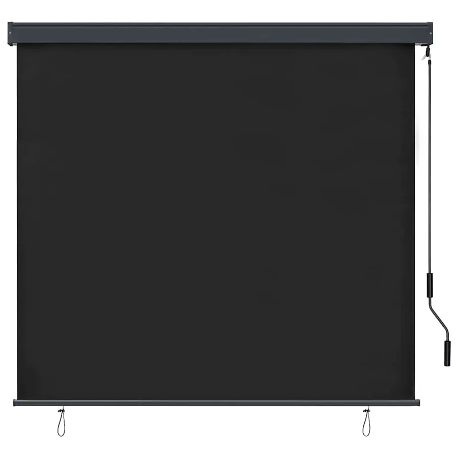 Store enrouleur Anthracite 180 x 250 cm Tissu et Aluminium - 2
