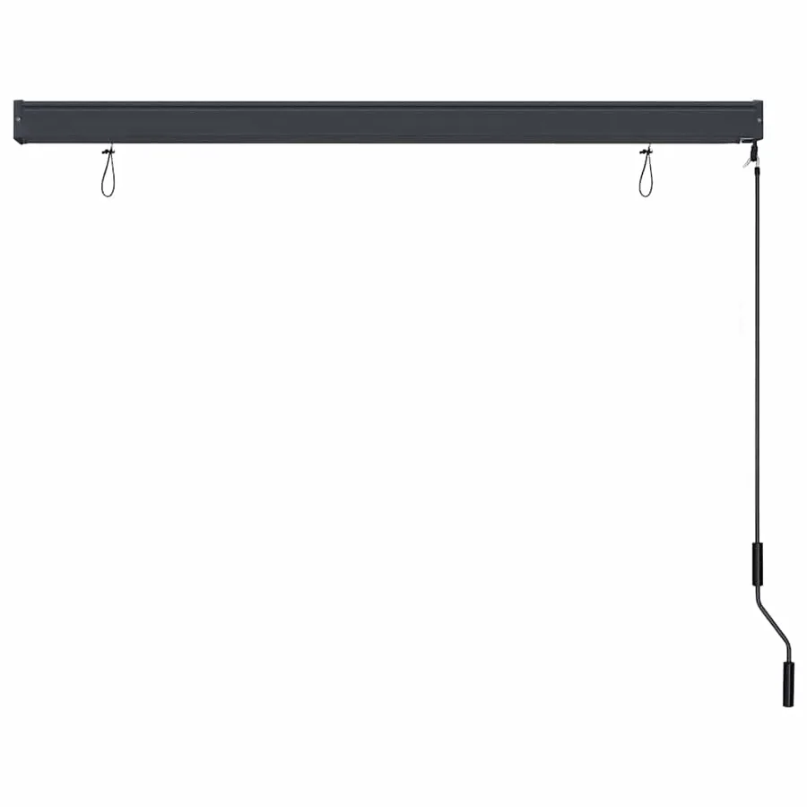 Store enrouleur Anthracite 180 x 250 cm Tissu et Aluminium - 4
