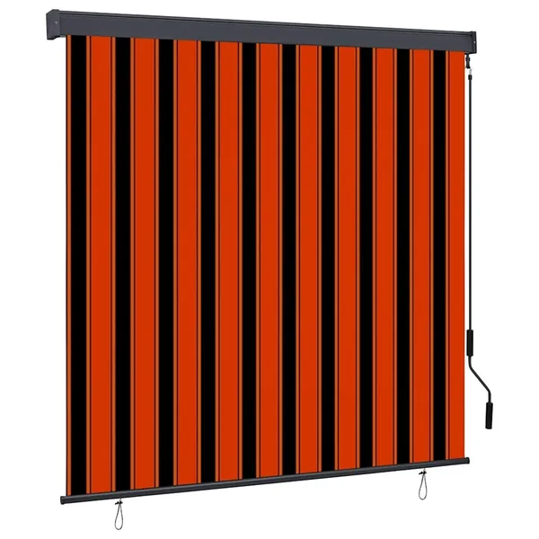 Store enrouleur Orange et marron 180 x 250 cm