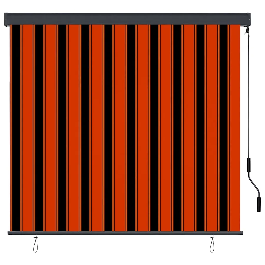 Store enrouleur Orange et marron 180 x 250 cm - 2