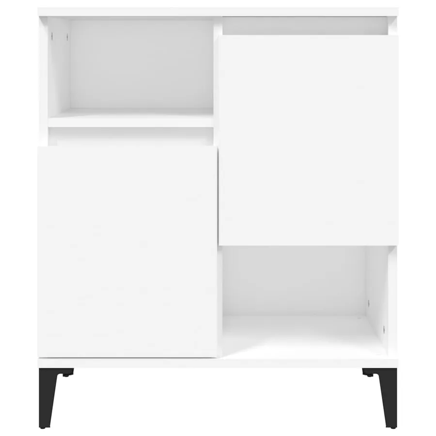 Buffets 3 pcs blanc 60x35x70 cm bois d'ingénierie - 6