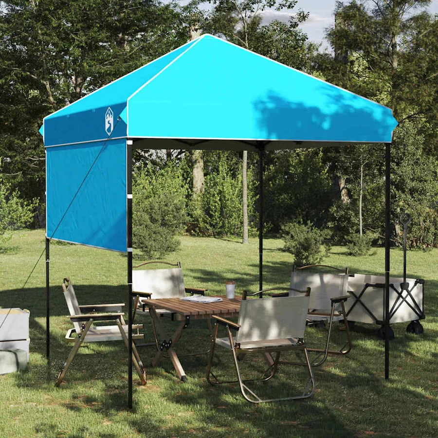Tente à abri Bleu 194 x 194 x 251 cm tissu - 3