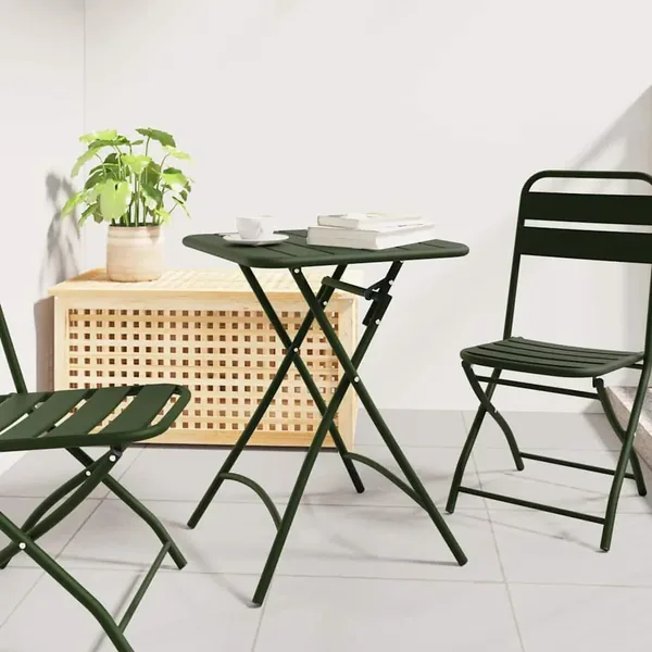 Table bistrot Vert foncé 55 x 55 x 72,5 cm