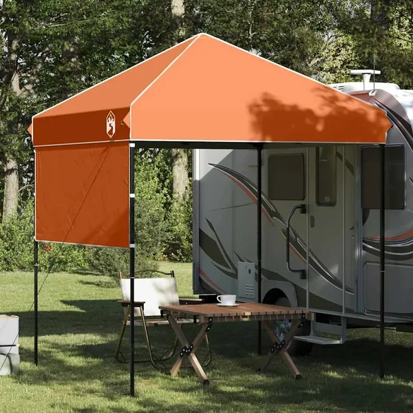 Tente à abri Orange 194 x 194 x 251 cm tissu