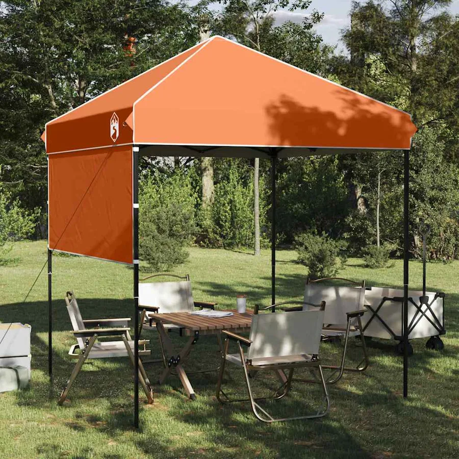Tente à abri Orange 194 x 194 x 251 cm tissu - 3