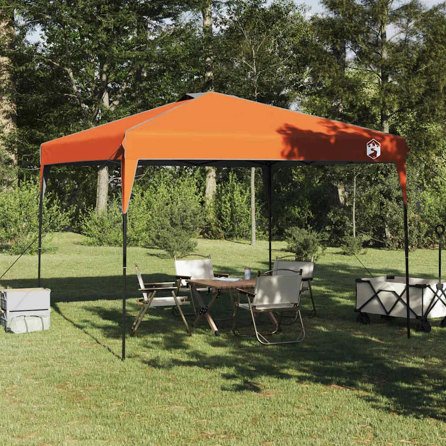 Tente à abri Orange 290 x 290 x 251 cm tissu - 3