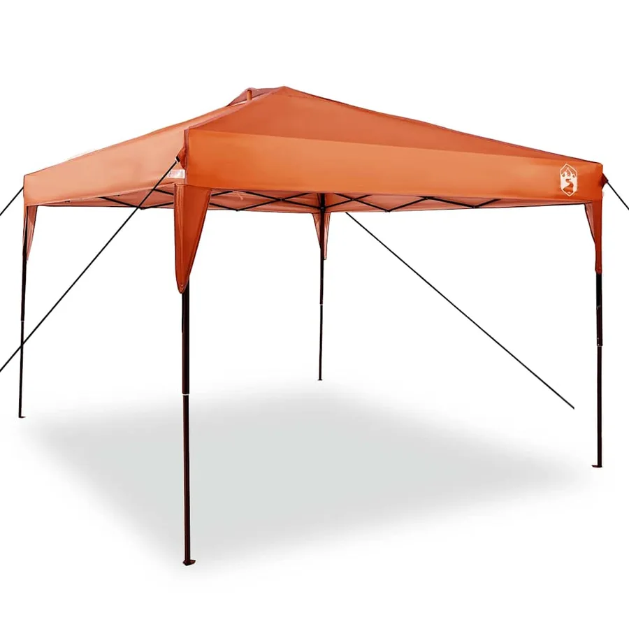 Tente à abri Orange 290 x 290 x 251 cm tissu - 4