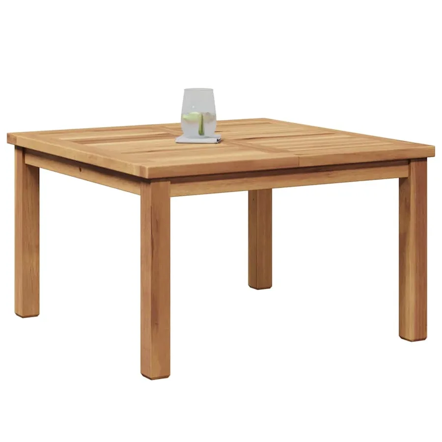 Table basse Marron 60 x 60 x 36 cm Bois de teck massif - 3