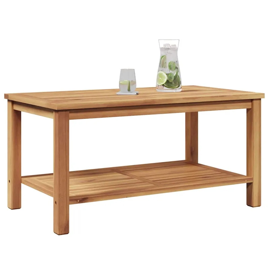 Table basse Marron 90 x 50 x 45 cm Bois de teck massif - 3