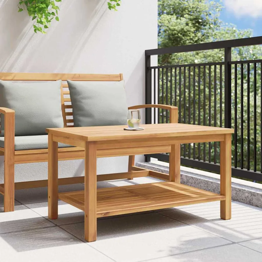 Table basse Marron 90 x 50 x 45 cm Bois de teck massif - 4