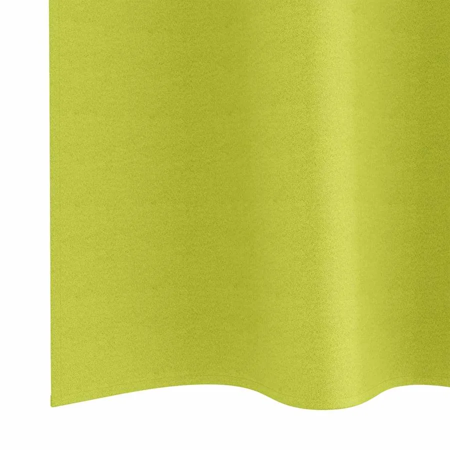 Rideaux occultants avec anneaux 2 pcs Vert 225 x 140 cm - 6