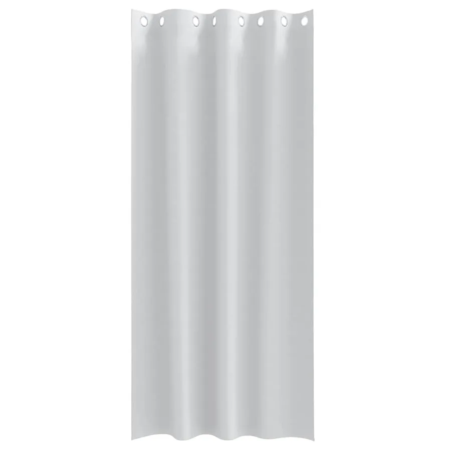 Rideaux occultants avec anneaux 2 pcs Gris pâle 225 x 140 cm - 4