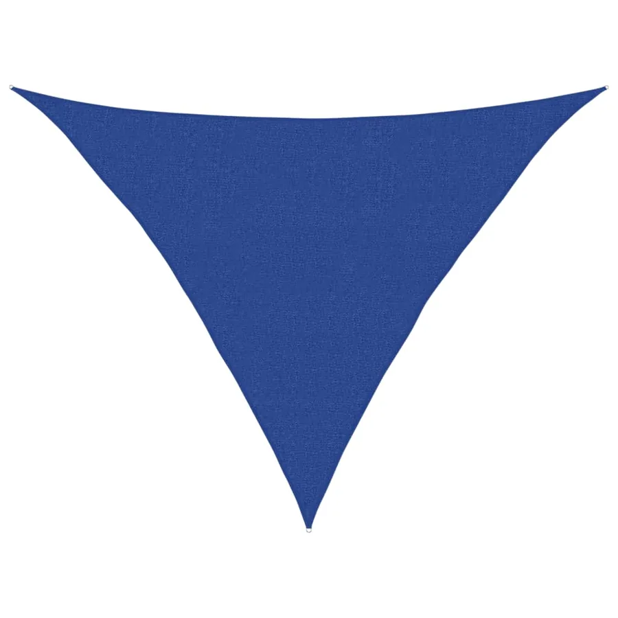 Voile d'ombrage 160 g/m² Bleu 2,5x2,5x3,5 m PEHD - 2