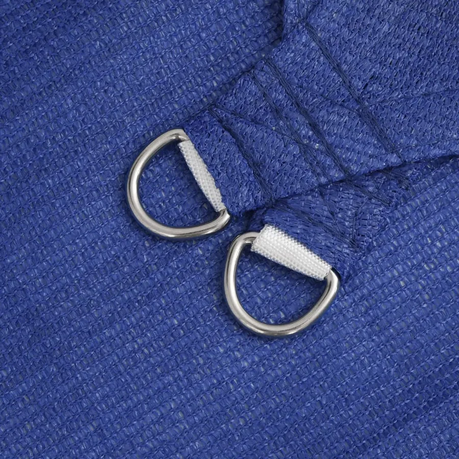 Voile d'ombrage 160 g/m² Bleu 2,5x2,5x3,5 m PEHD - 6