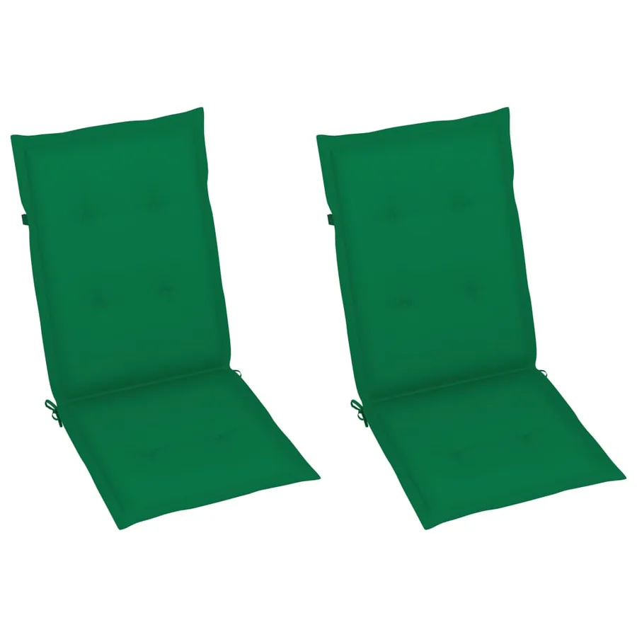 Chaise à bascule avec coussins Gris Bois d'acacia massif - 6
