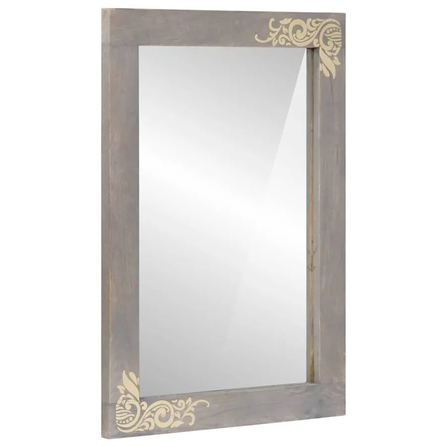 Ensemble de Meubles de Salle de Bain Montage mural 2 pcs Gris - 4