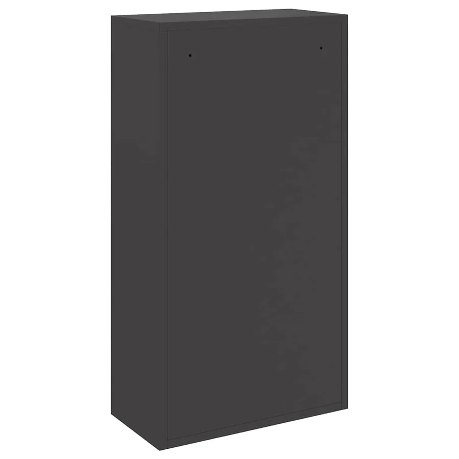 Boîte de dépôt de colis avec porte Noir 44 x 22 x 82 cm Acier - 7