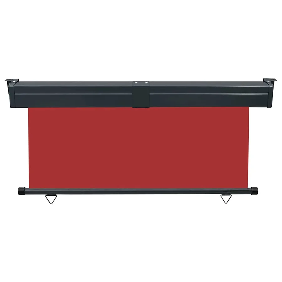 Auvent latéral de balcon 175x250 cm Rouge - 4