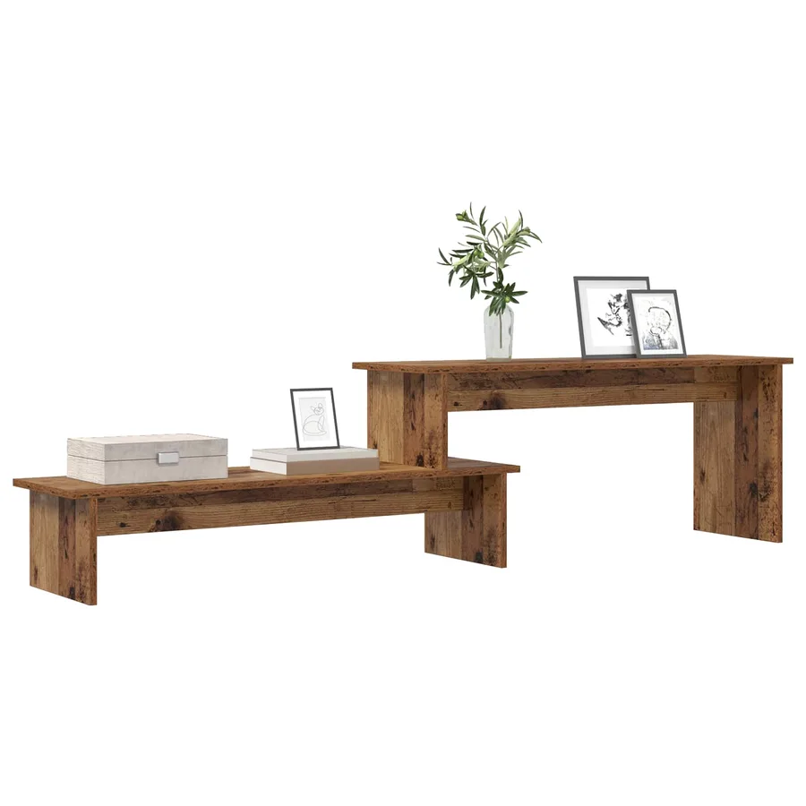 Ensemble meuble TV Montage mural Bois Ancien 180 x 30 x 43 cm - 3