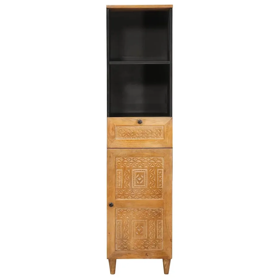 Cabinet de salle de bain Marron Clair 38 x 33 x 160 cm - 3