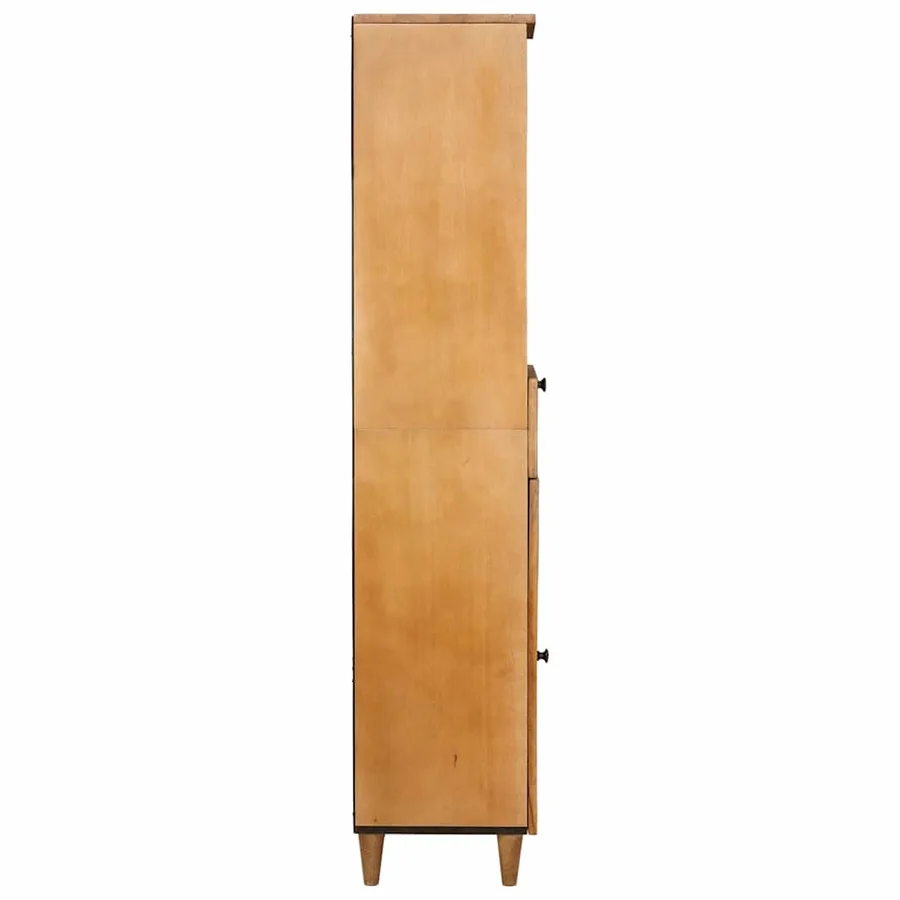 Cabinet de salle de bain Marron Clair 38 x 33 x 160 cm - 4