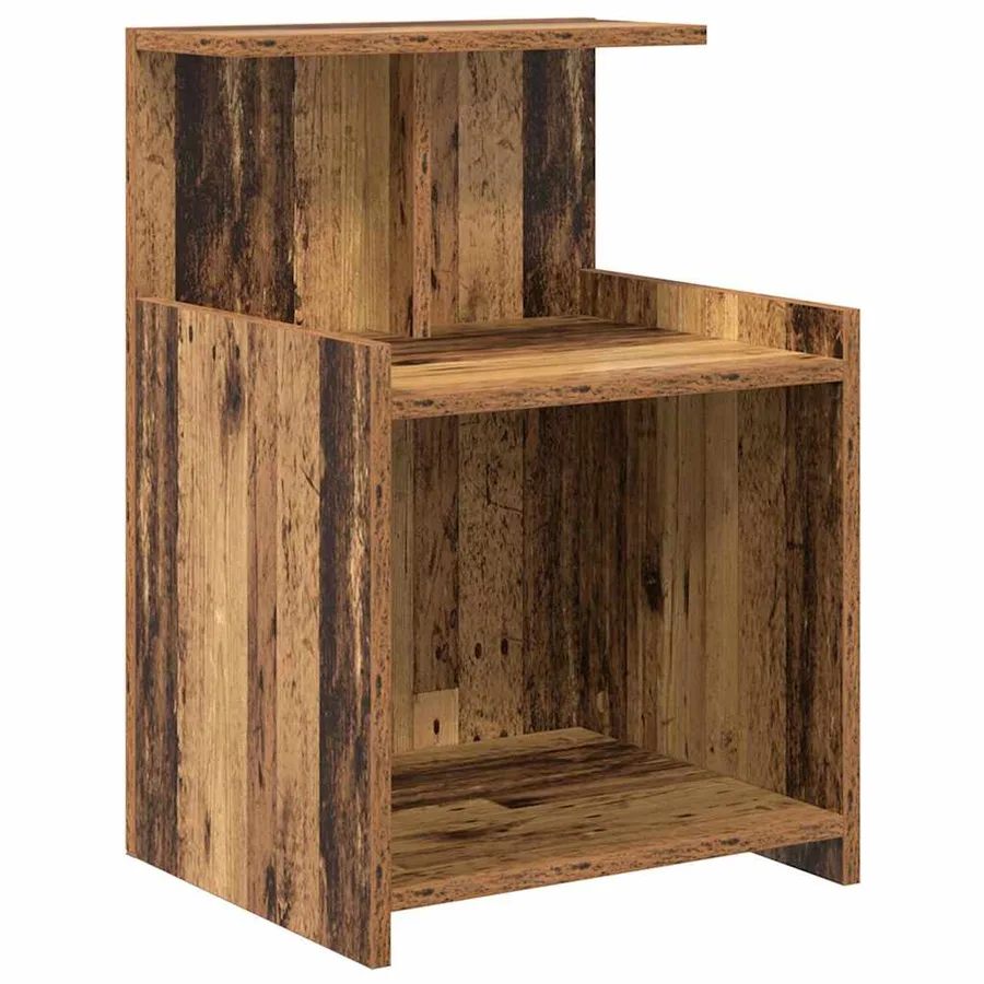 Cabinet de chevet 2 pcs Bois ancien 40 x 35 x 60 cm - 5