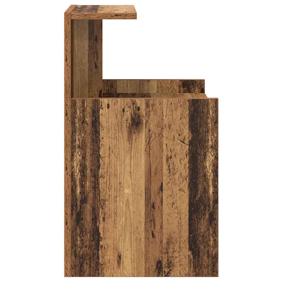 Cabinet de chevet 2 pcs Bois ancien 40 x 35 x 60 cm - 7