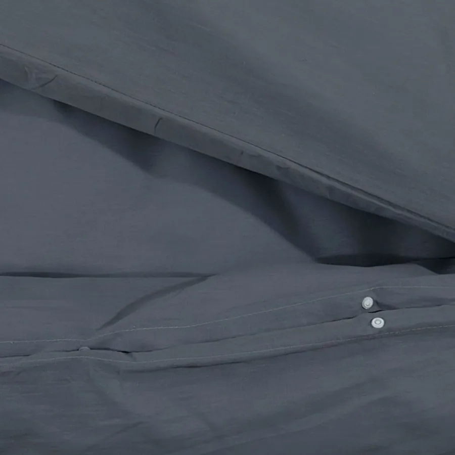 Ensemble de housse de couette Anthracite 220x240 cm Microfibre - 8