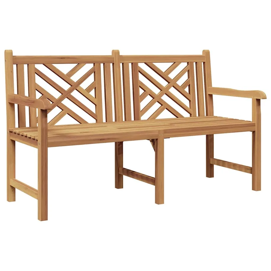 Banc de jardin 150 x 60 x 90 cm Bois de teck massif - 5