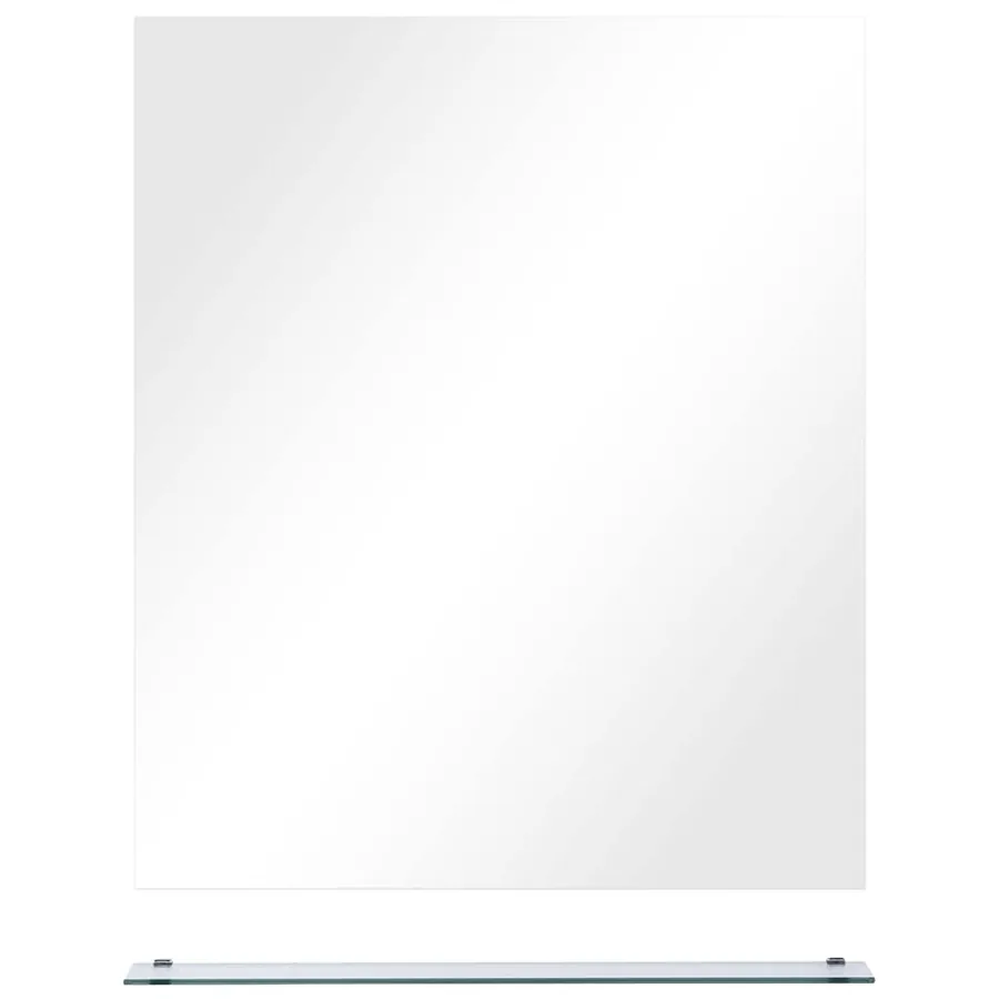 Miroir mural avec étagère 50x60 cm Verre trempé - 3
