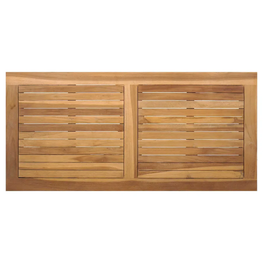 Ensemble banc et table de jardin 2 Pièce Marron - 8