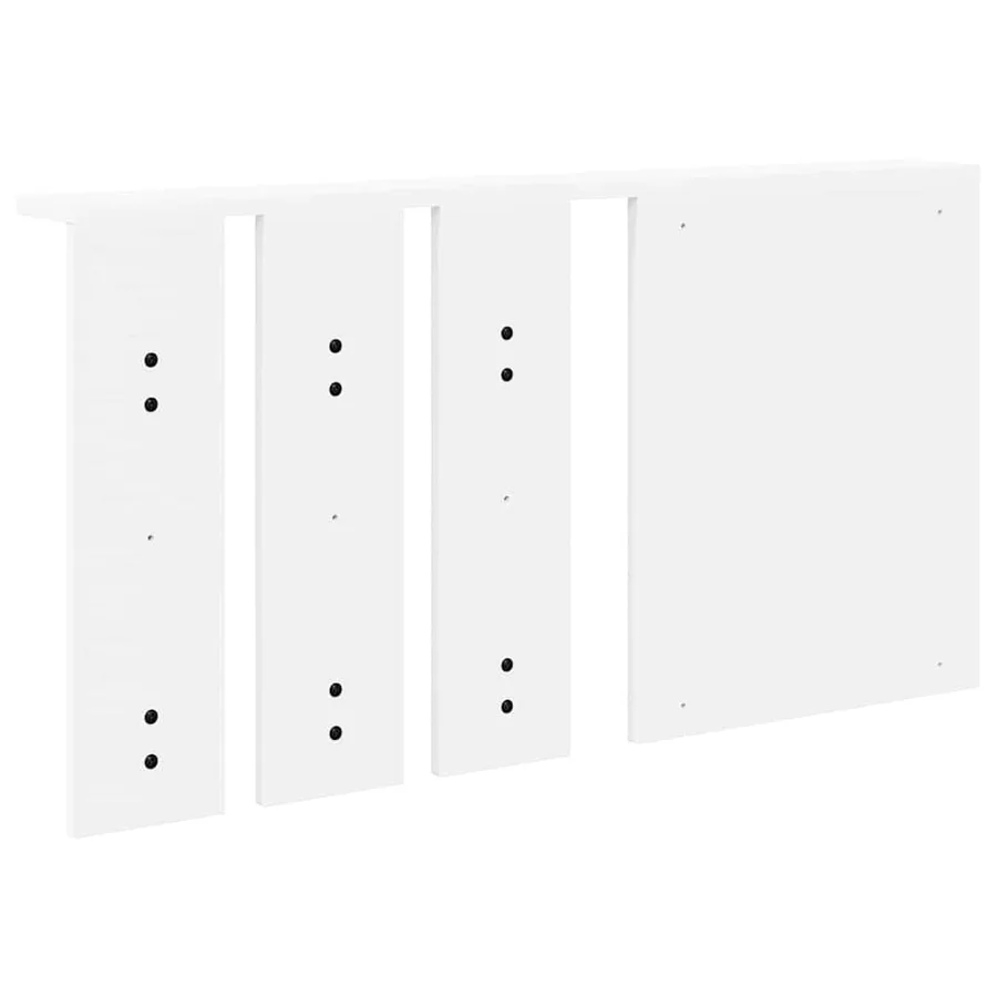 Porte-manteau mural Blanc 85 x 10 x 45 cm Bois d'ingénierie - 7