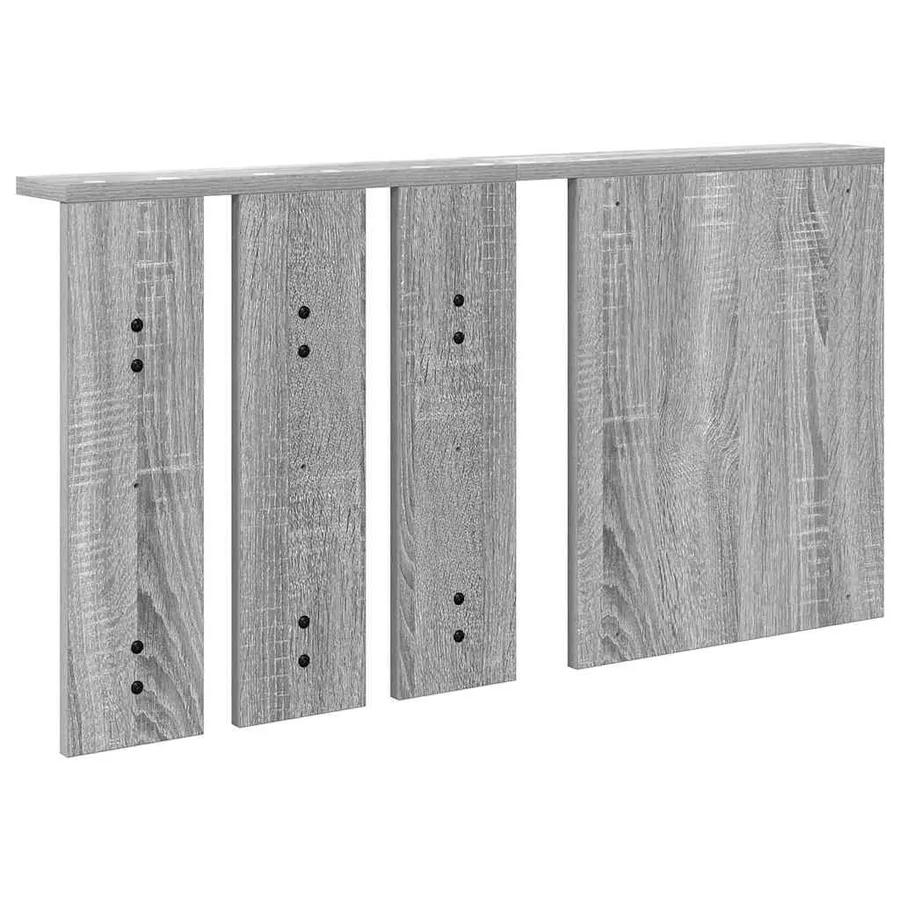Porte-manteau mural avec étagère Sonoma gris 85 x 10 x 45 cm - 7