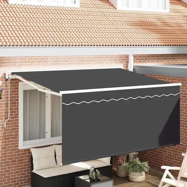 Auvent Rétractable Anthracite 300 x 200 cm