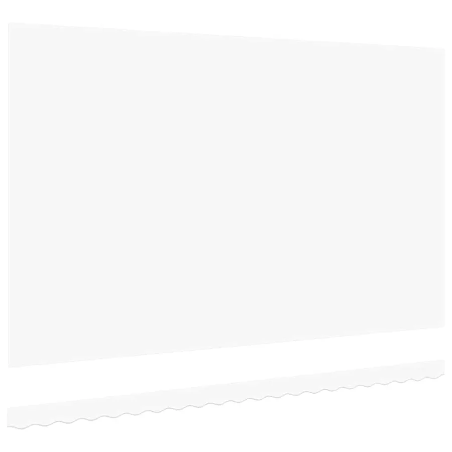 Toile de rechange pour auvent Blanc 5 x 3 m Polyester - 4